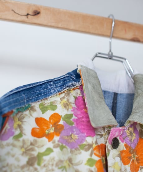 "世界色彩" World Rainbows Denim Jacket, Rebuild by Vintages