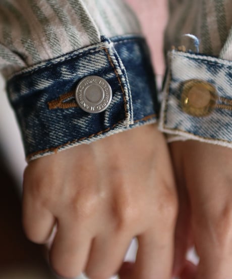 "ラヴァーソウルと百人のキス" Lover soul jacket, rebuild by vintages with 100 kisses