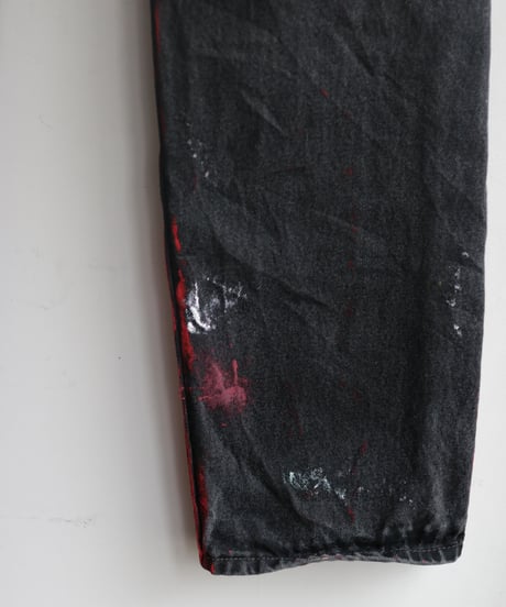 "暗闇の光" Light from Darkness denim, Based on Black Levis 505 denim