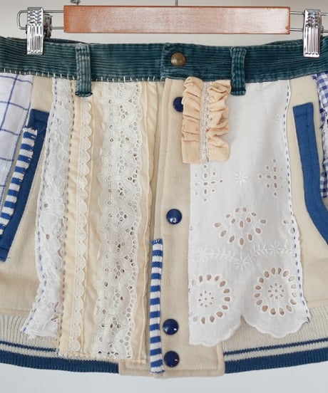 "持続可能型ときめき巻きスカート" Tokimeki Sustainability Wrap Skirt, Rebuild by vintages