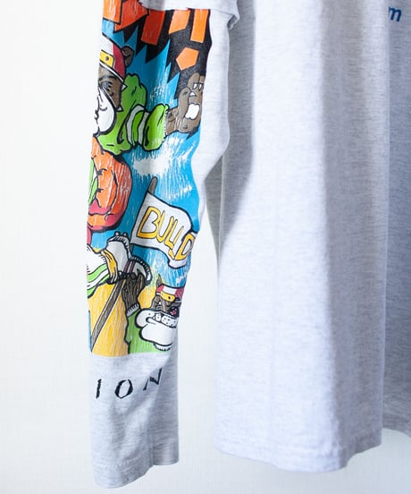 "檸檬と氷菓の思い出" Memories of Lemon and Ice long-sleeved T-shirt, Rebuild by vintages