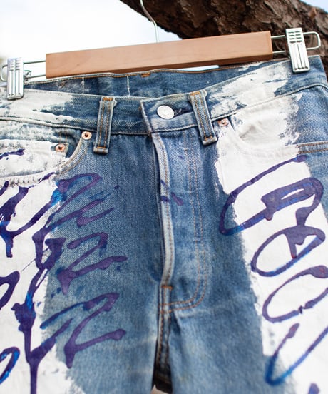 “白い祈り” White Prayer, Blue Courage, Based on Vintage Levi’s