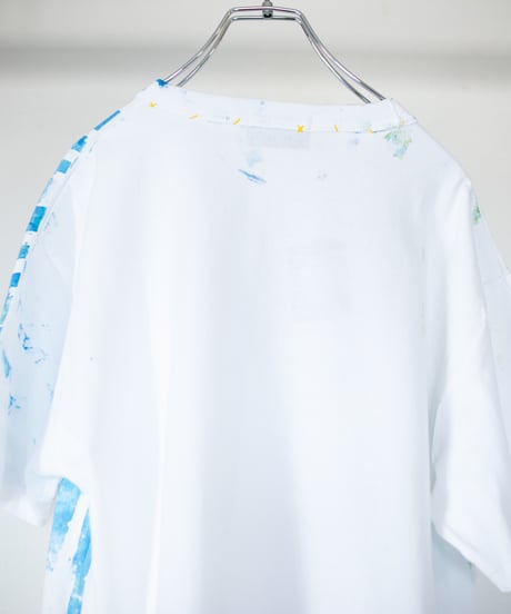 "草木が濡れる音" The sound of grass getting wet, Hand-printed silk-screen T-shirt