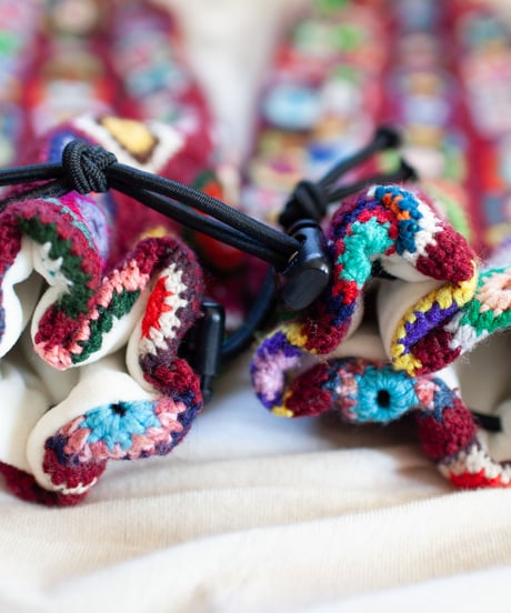 "つぎはぎのアームニット／レッグウォーマー 第三十三色" Arm Knit/Leg Warmers, Rebuild by vintages
