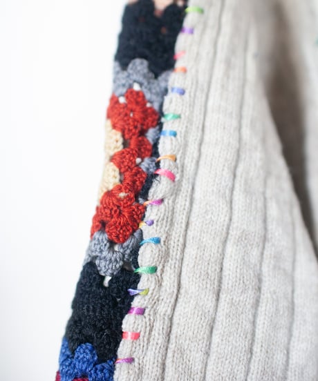 "宝石のカーディガン" jewelry cardigan, Rebuild by vintages