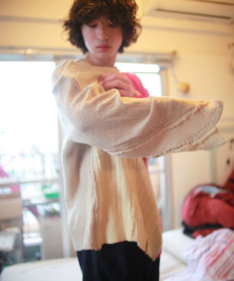 "捻くれすぎて素直だった"  It was too twisted and straightforward knit, Rebuild by vintages