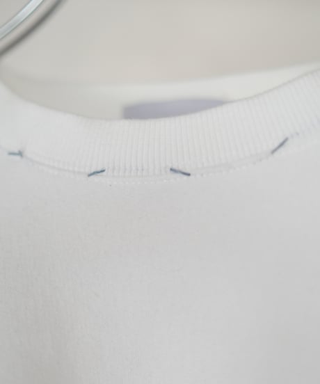 "つぎはぎのデニムスリーブトレーナー 第一色" Patchwork denim sleeve trainer, Rebuild by vintages