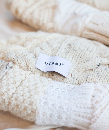 "つぎはぎのアームニット／レッグウォーマー 第二十七色" Arm Knit/Leg Warmers, Rebuild by vintages