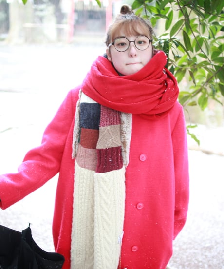 "わがままとあどけなさと打算" Selfishness, innocence and calculation muffler, Rebuild by vintages