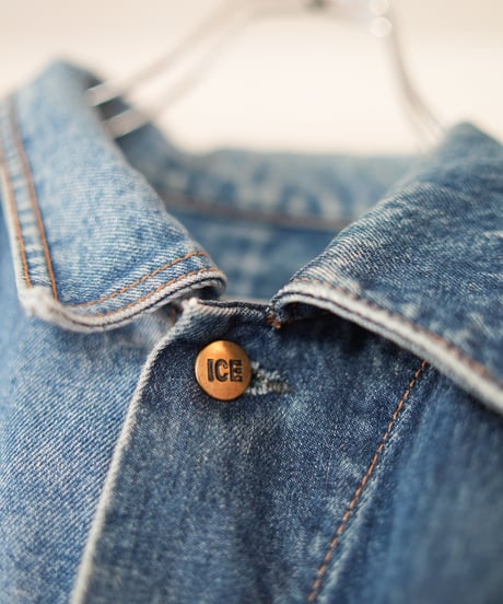 "あの日、青かっただけのデニムジャケット" Blue grunge jacket, Rebuild by vintages