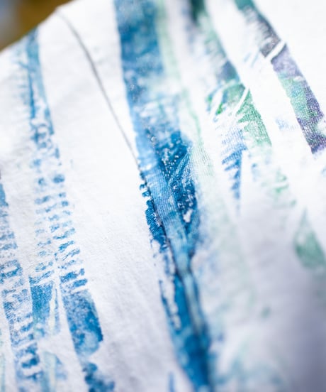 "青の色彩記録 第一色" Blue color record T-shirt