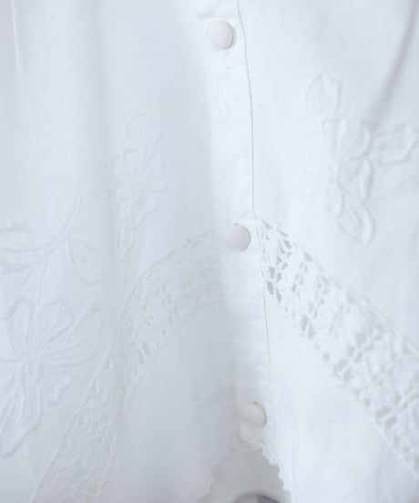 "ひっくりかえったドレスブラウス" upside down dress blouse, rebuild by vintages