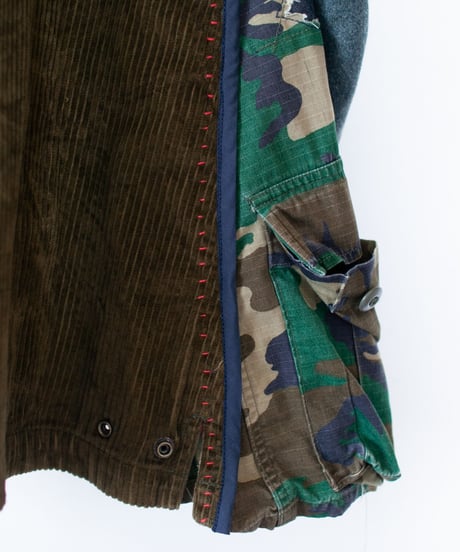 "非戦のトレンチジャケット" no war trench jacket, Rebuild by vintages