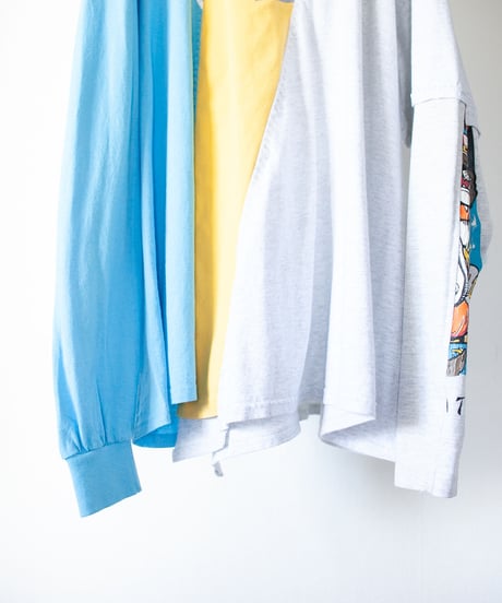 "檸檬と氷菓の思い出" Memories of Lemon and Ice long-sleeved T-shirt, Rebuild by vintages