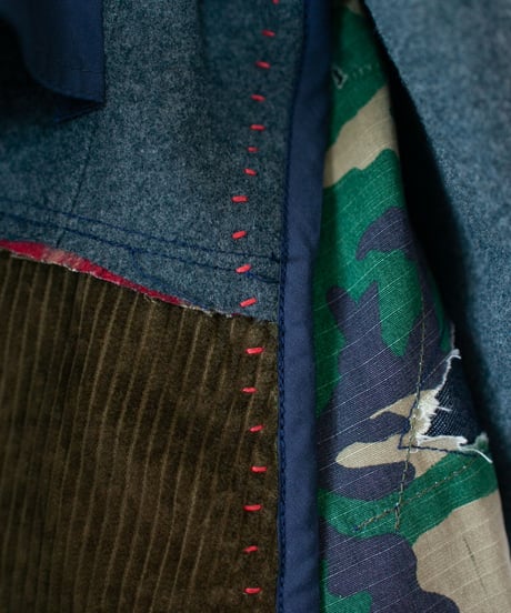 "非戦のトレンチジャケット" no war trench jacket, Rebuild by vintages