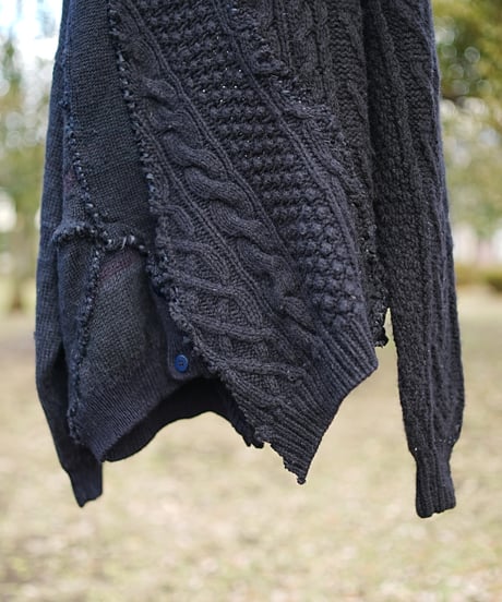 【京都紋付×nisai】"第二の黒" Black 2, Rebuild by vintages