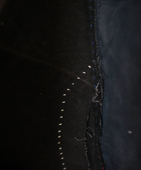 "抱きしめるおおきな黒" Embracing black Coat, Rebuild by vintages
