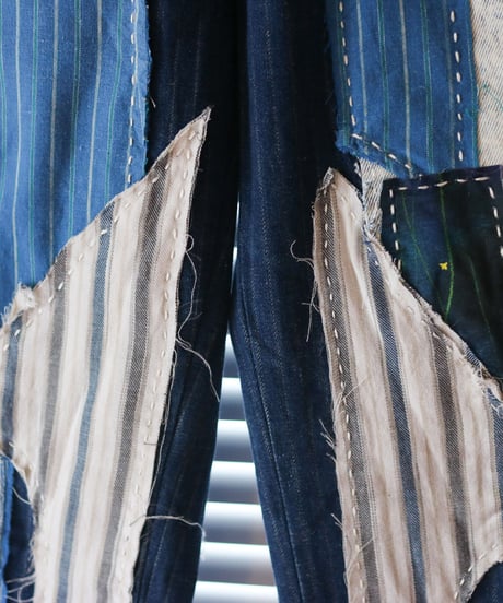 "青い少女とカンディンスキー" the blue girl and Kandinsky denim, based vintage LEE