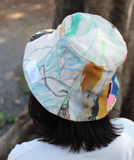 【nisai × daisuke kondo】”遊びと色の果て” After Painting Play Hat / 006