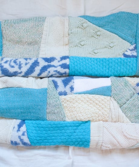 "つぎはぎのアームニット／レッグウォーマー 第四十三色" Arm Knit/Leg Warmers, Rebuild by vintagess