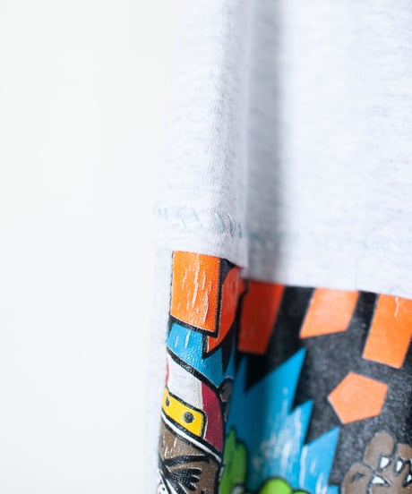 "檸檬と氷菓の思い出" Memories of Lemon and Ice long-sleeved T-shirt, Rebuild by vintages