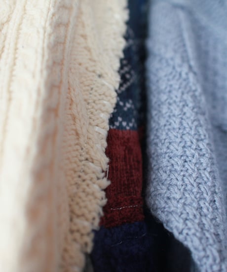 "冬の女神" goddess of winter knit, Rebuild by vintages