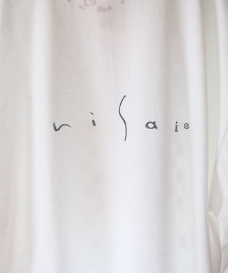 "パウル・クレーに捧ぐ手刷りのロンT 第一色" T-shirt by Analog silk screen overlay blurring hand-print