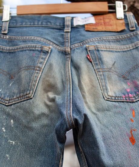 “白い祈り” White Prayer, Blue Courage, Based on Vintage Levi’s