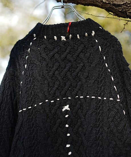 【京都紋付×nisai】"光差す黒" Black with light, Rebuild by vintages