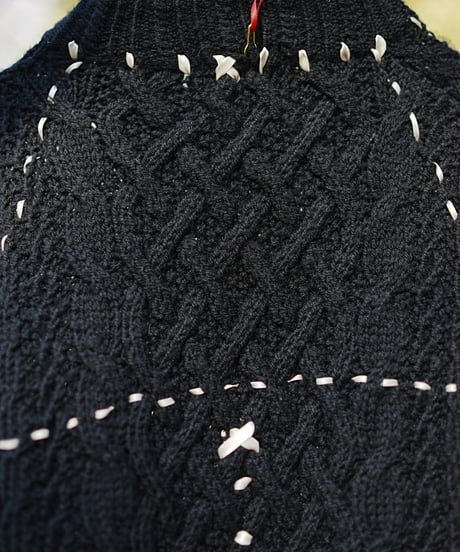 【京都紋付×nisai】"光差す黒" Black with light, Rebuild by vintages