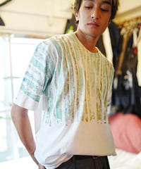 "起きた時" When I was woke up, Hand-printed silk-screen T-shirt