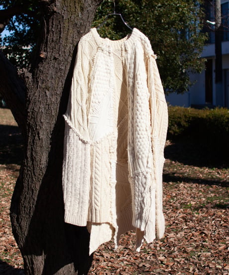 "白昼夢" Daydream over knit, Rebuild by vintages