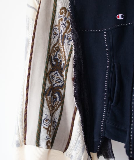 "半信半疑" skeptical pullover, Rebuild by vintages