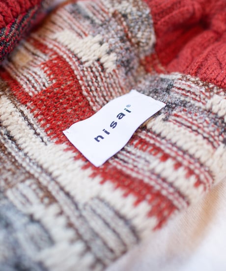 "つぎはぎのアームニット／レッグウォーマー 第五十四色" Arm Knit/Leg Warmers, Rebuild by vintages