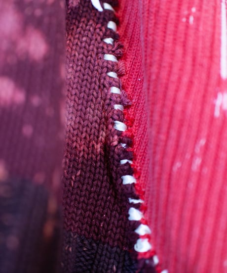 "落花" fallen flower knit, Rebuild by vintages