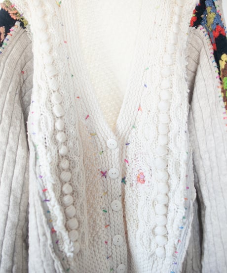 "宝石のカーディガン" jewelry cardigan, Rebuild by vintages