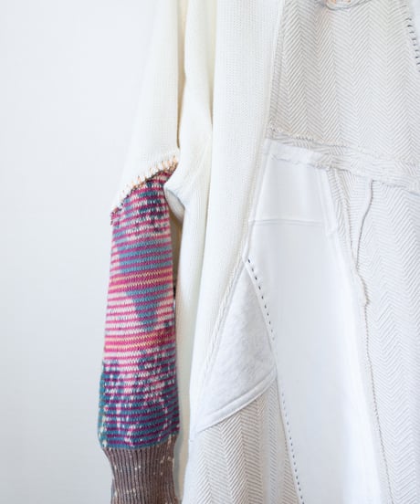 "星見草" chrysanthemum long-knit, Rebuild by vintages