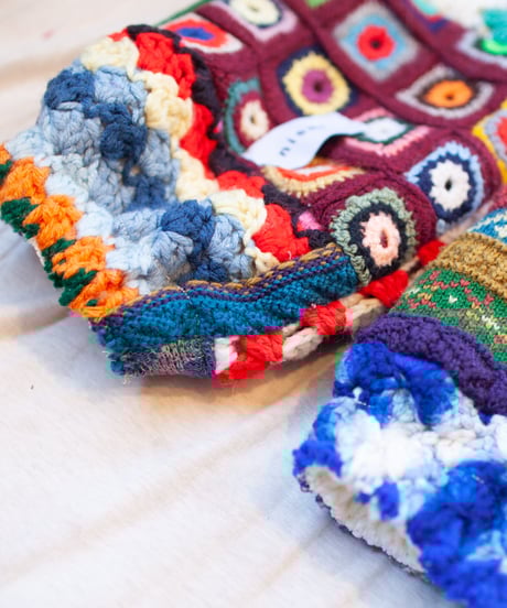 "つぎはぎのアームニット／レッグウォーマー 第五十五色" Arm Knit/Leg Warmers, Rebuild by vintages
