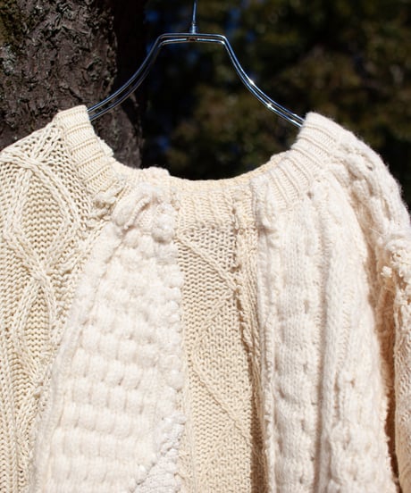 "白昼夢" Daydream over knit, Rebuild by vintages