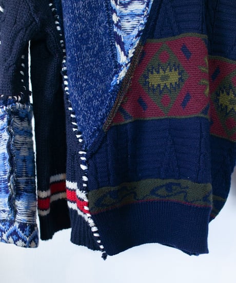 "惑星" planet knit, Rebuild by vintages