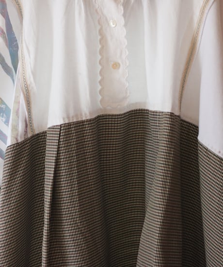 "雨が上がったらお出かけしましょう" Let's go out when it rains Dress, rebuild by vintages