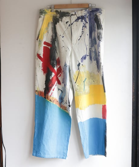 "ふたつのi" Drawing for Two i, Based on Vintage bleach denim
