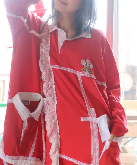 "三角関係のラガーガール・ワンピース" Love triangle lager girl dress, rebuild from vintages