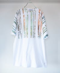 "色彩に救われた命" A life saved by color, Hand-printed silk-screen T-shirt