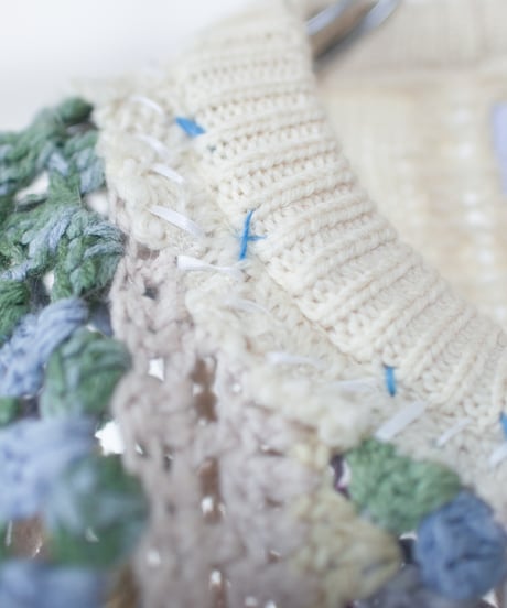 "紫陽花" hydrangea knit, Rebuild by vintages