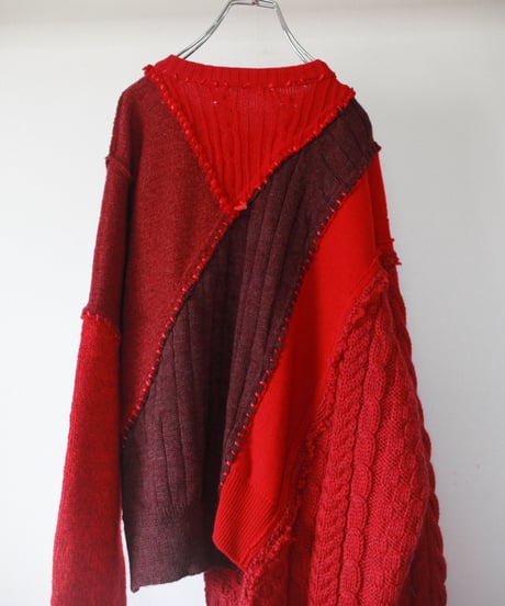 "ガールフレンド・ウィズ・デートコース・ニット" Girlfriend with Date course knit, Rebuild by vintages