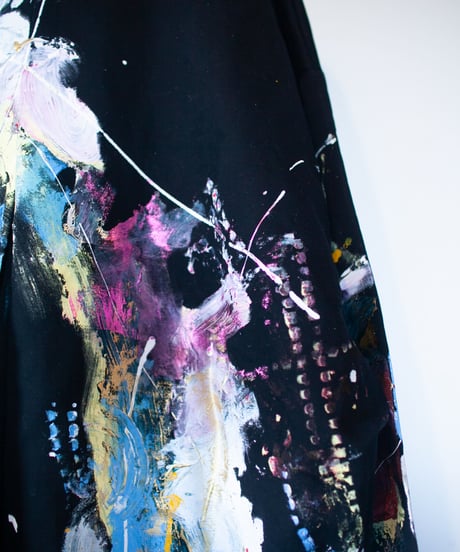 《0＜nisai+α≦Y》 riri zip painted coat / formed black