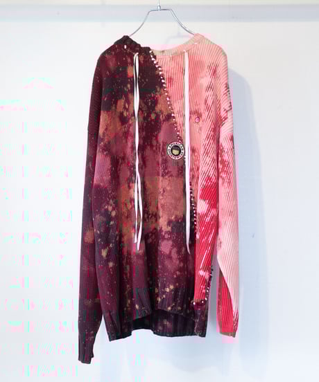 "落花" fallen flower knit, Rebuild by vintages