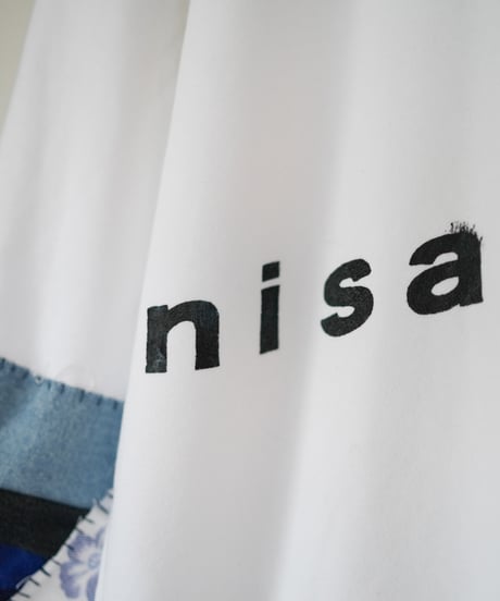 "つぎはぎのデニムスリーブトレーナー 第四色" Patchwork denim sleeve trainer, Rebuild by vintages