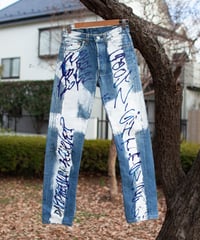 “白い祈り” White Prayer, Blue Courage, Based on Vintage Levi’s